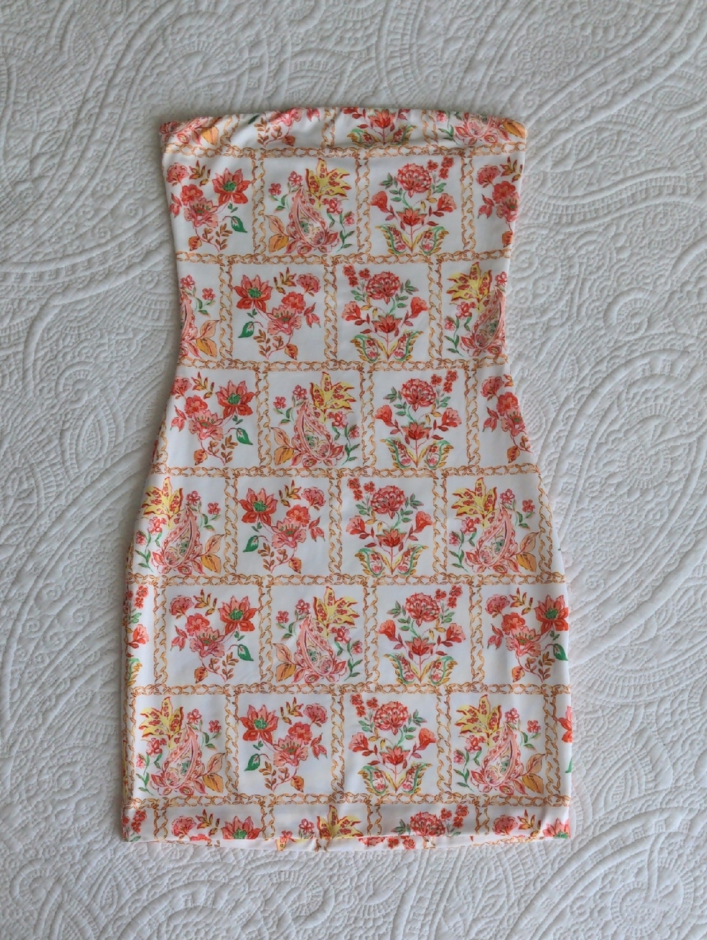 Beginning Boutique Lee Paisley Floral Print Mini Dress